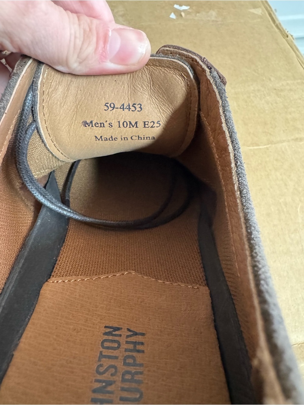 Johnston & Murphy Men's Hodges Saddle Lace-Up Oxford 10M New - Picture 9 of 9